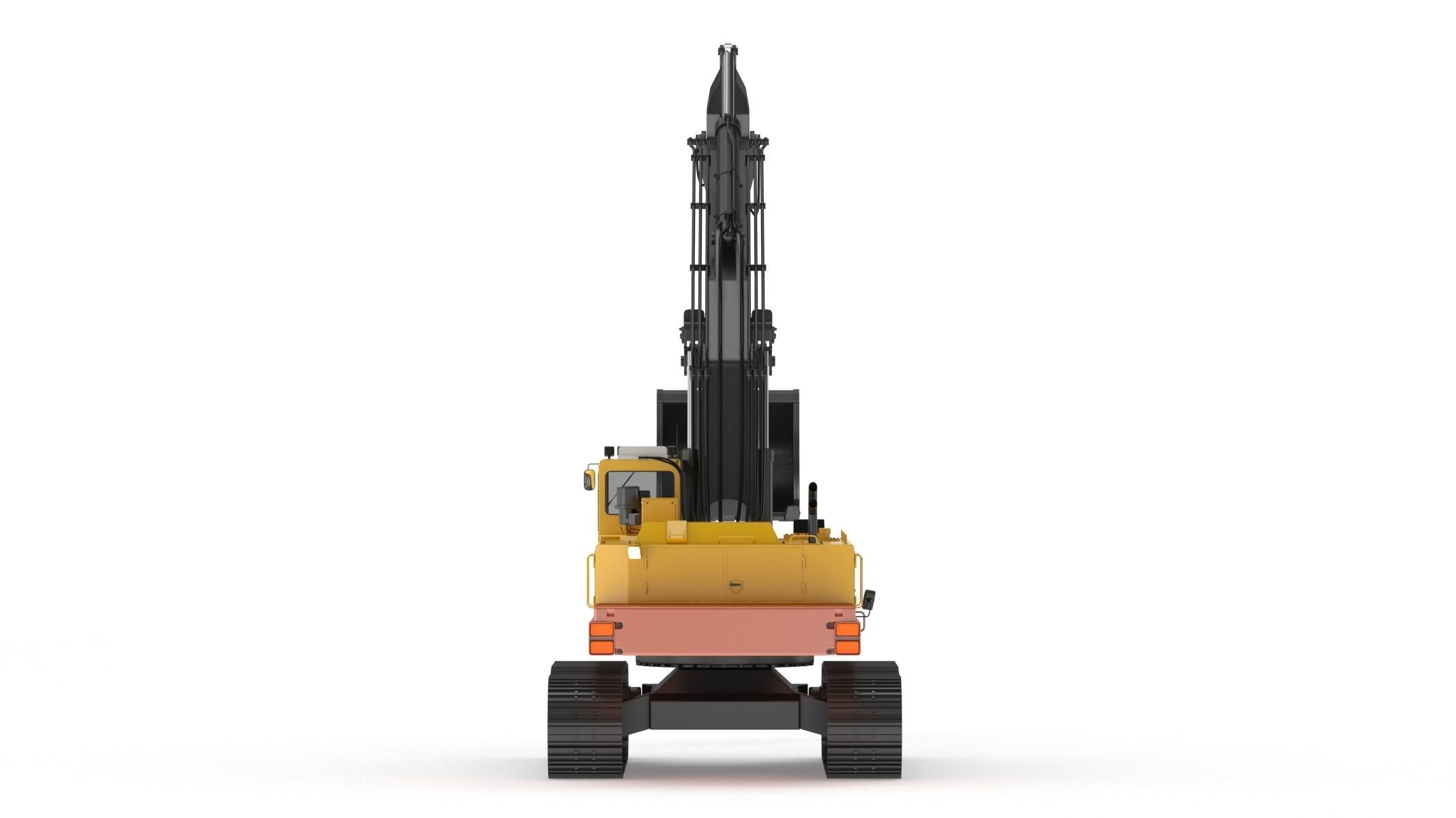  Crawler Excavator Generic 05 3D model_1