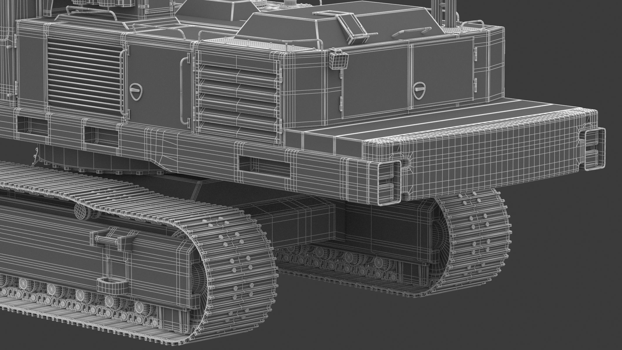  Crawler Excavator Generic 05 3D model_33