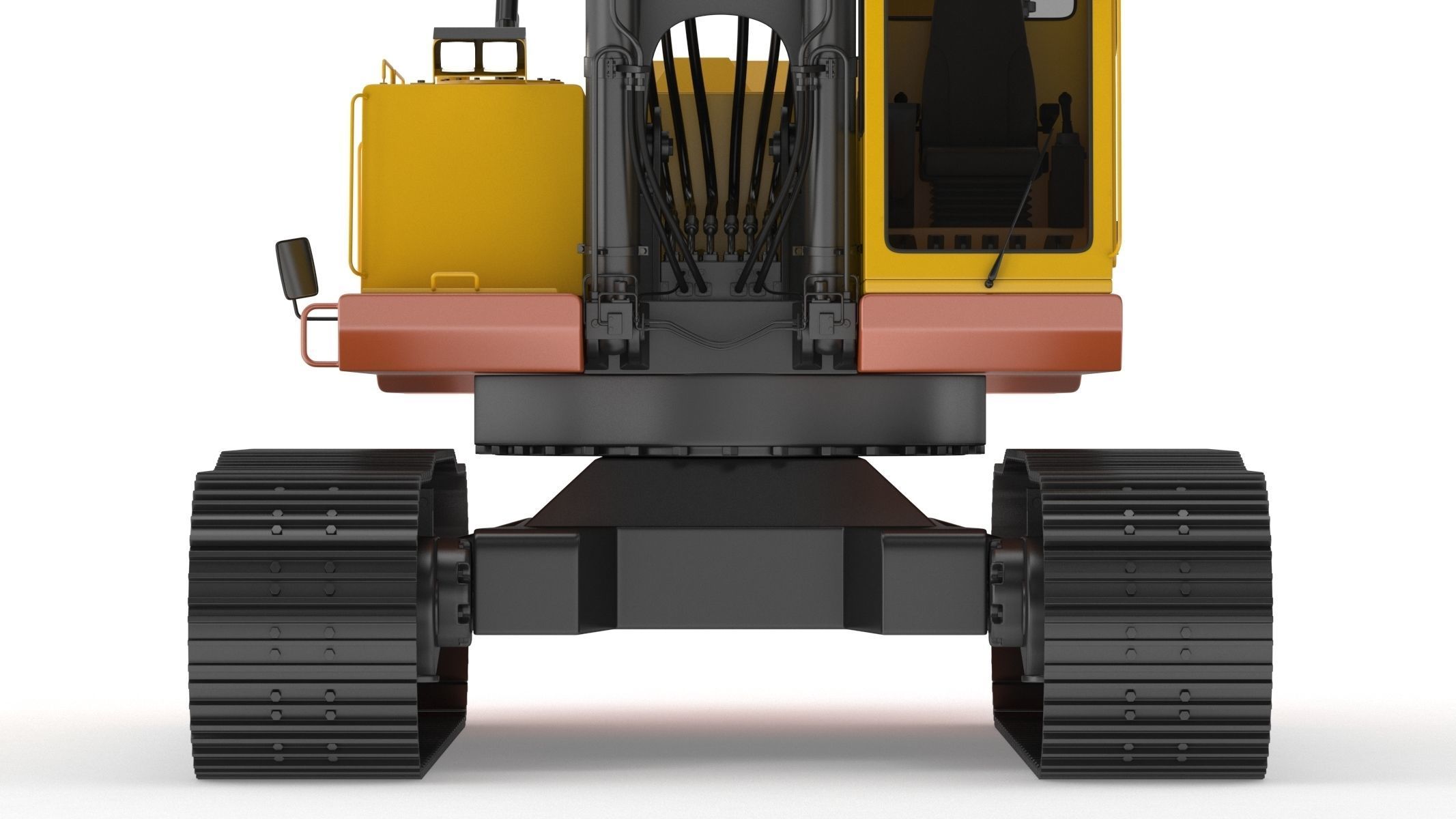  Crawler Excavator Generic 05 3D model_15