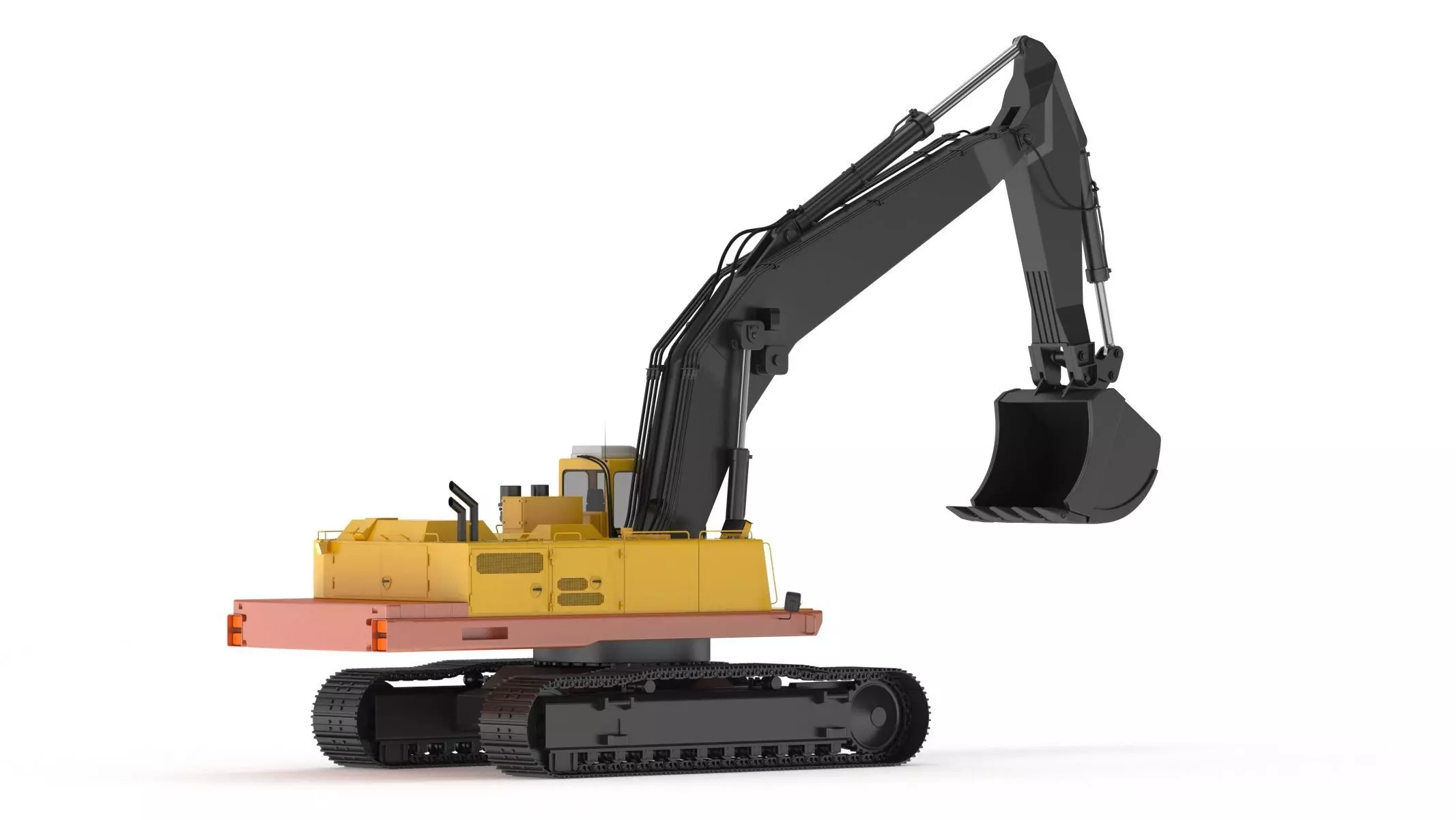  Crawler Excavator Generic 05 3D model_0