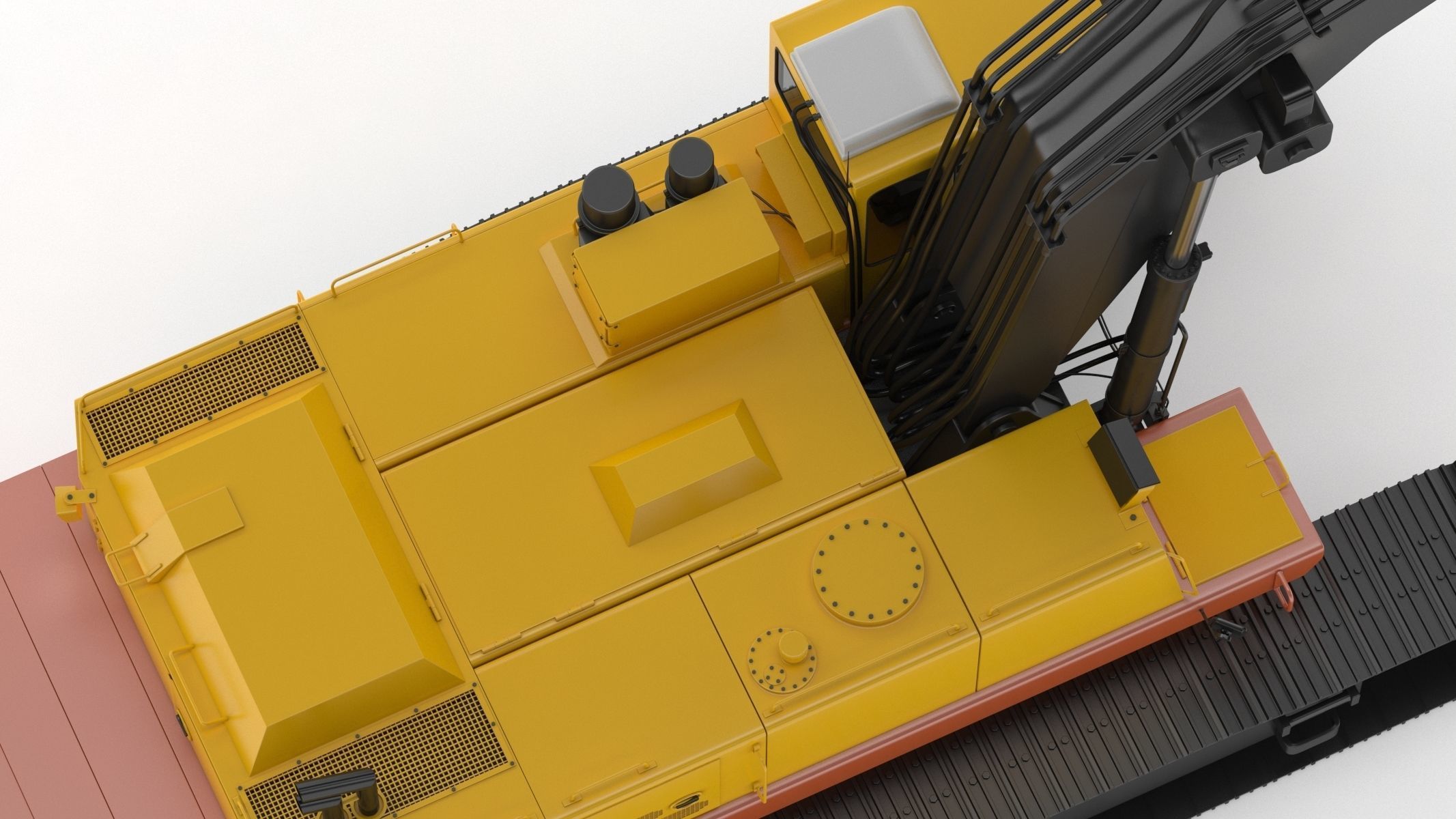 Crawler Excavator Generic 05 3D model_18