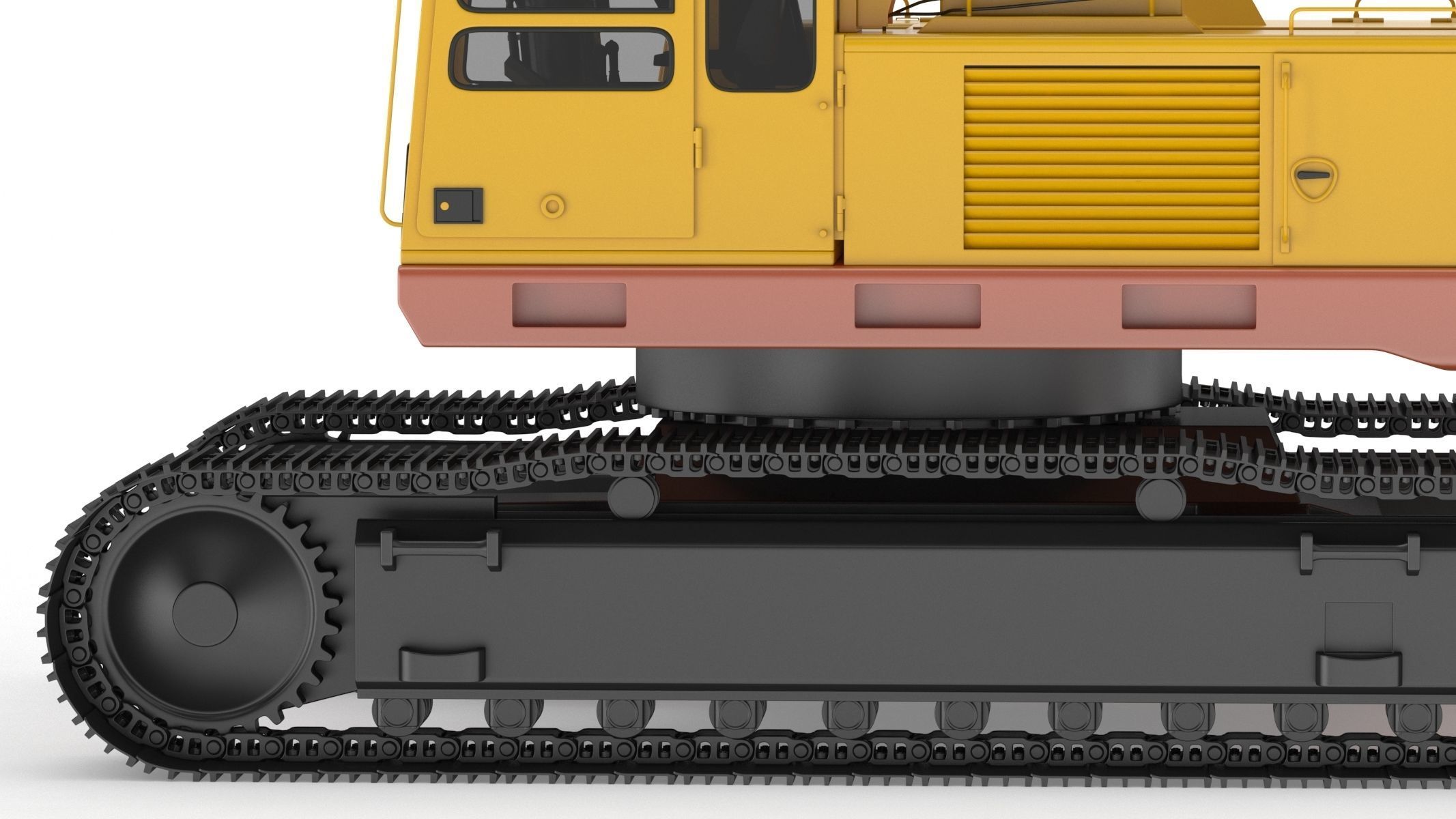  Crawler Excavator Generic 05 3D model_13