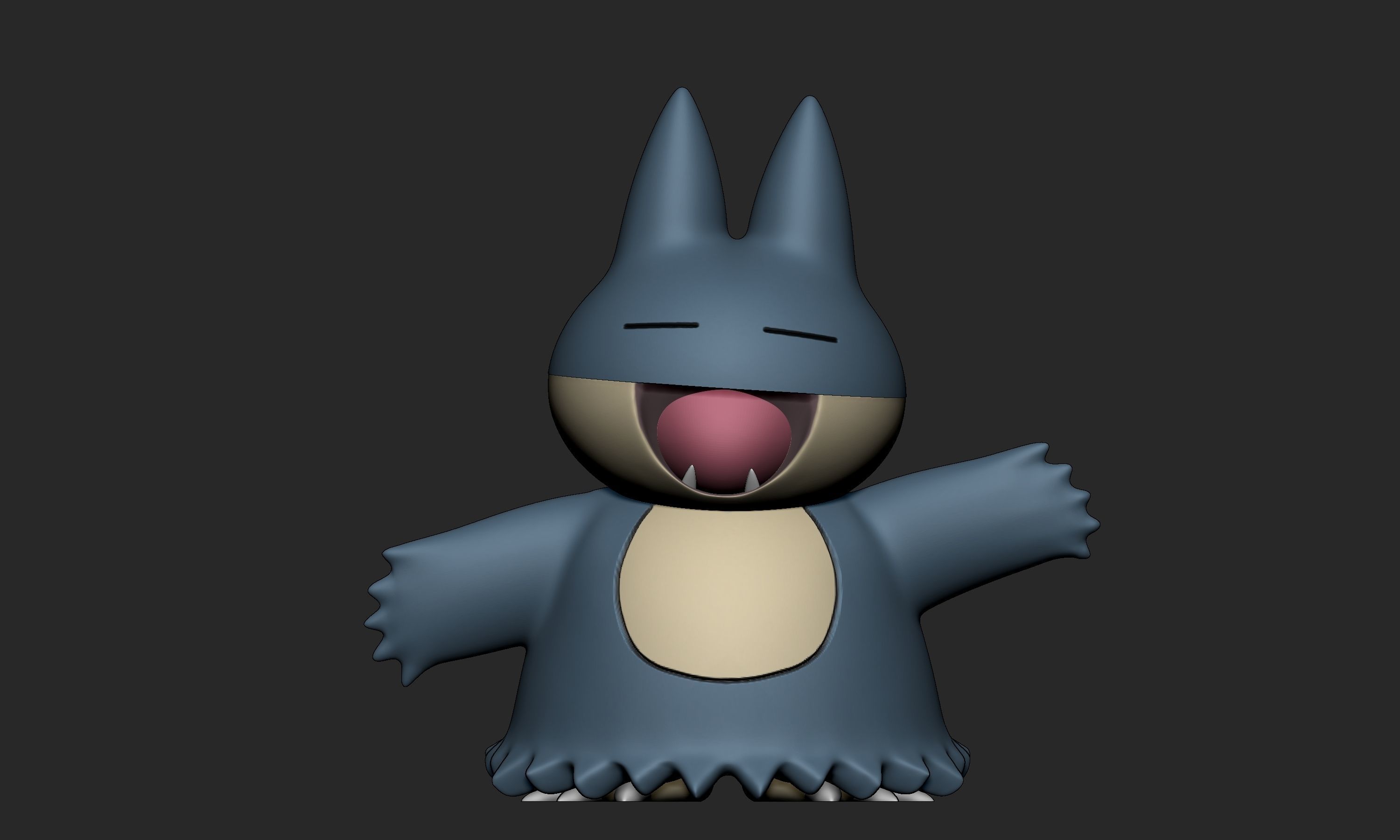 Pokemon - Munchlax with 2 poses 3D print model_5