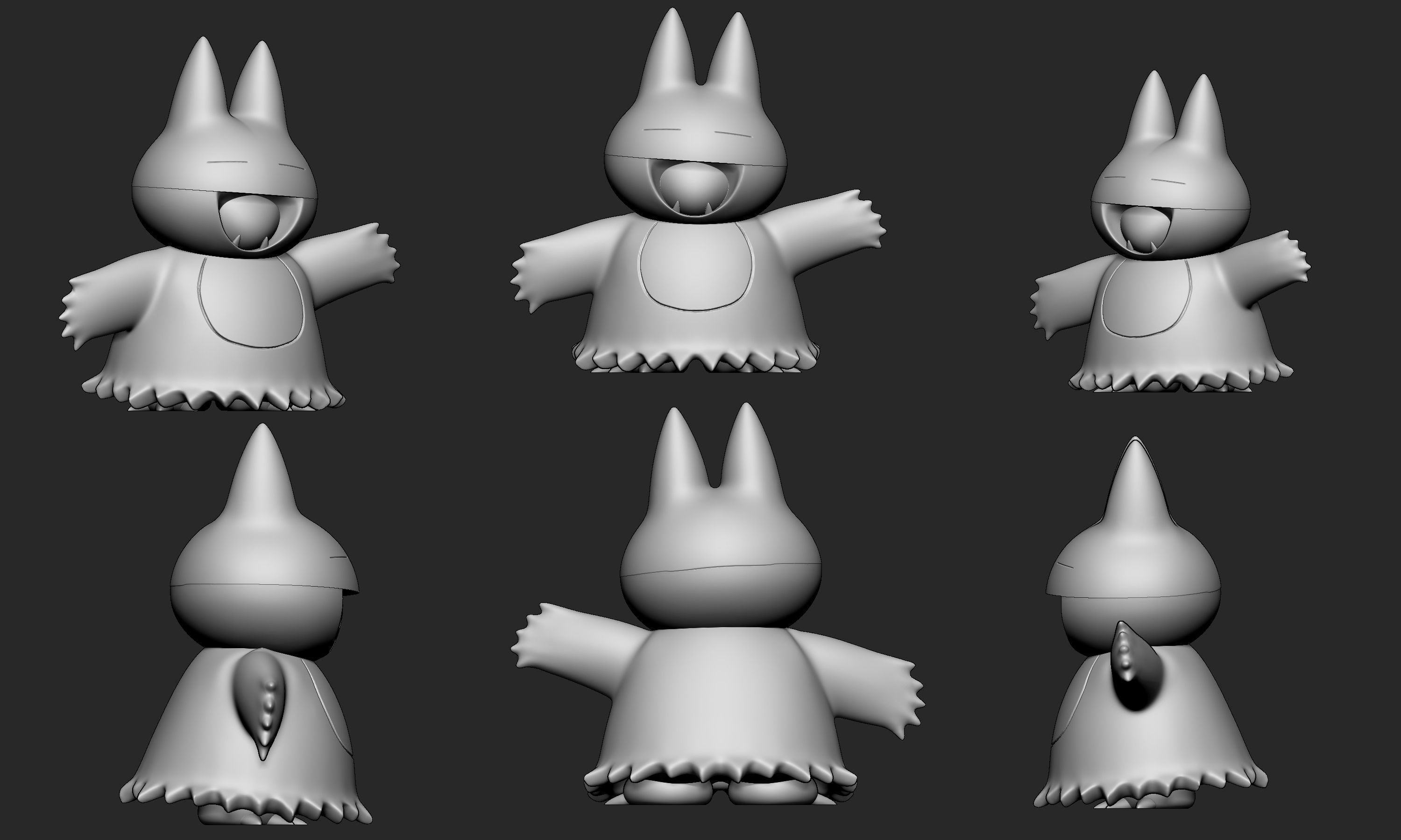 Pokemon - Munchlax with 2 poses 3D print model_8