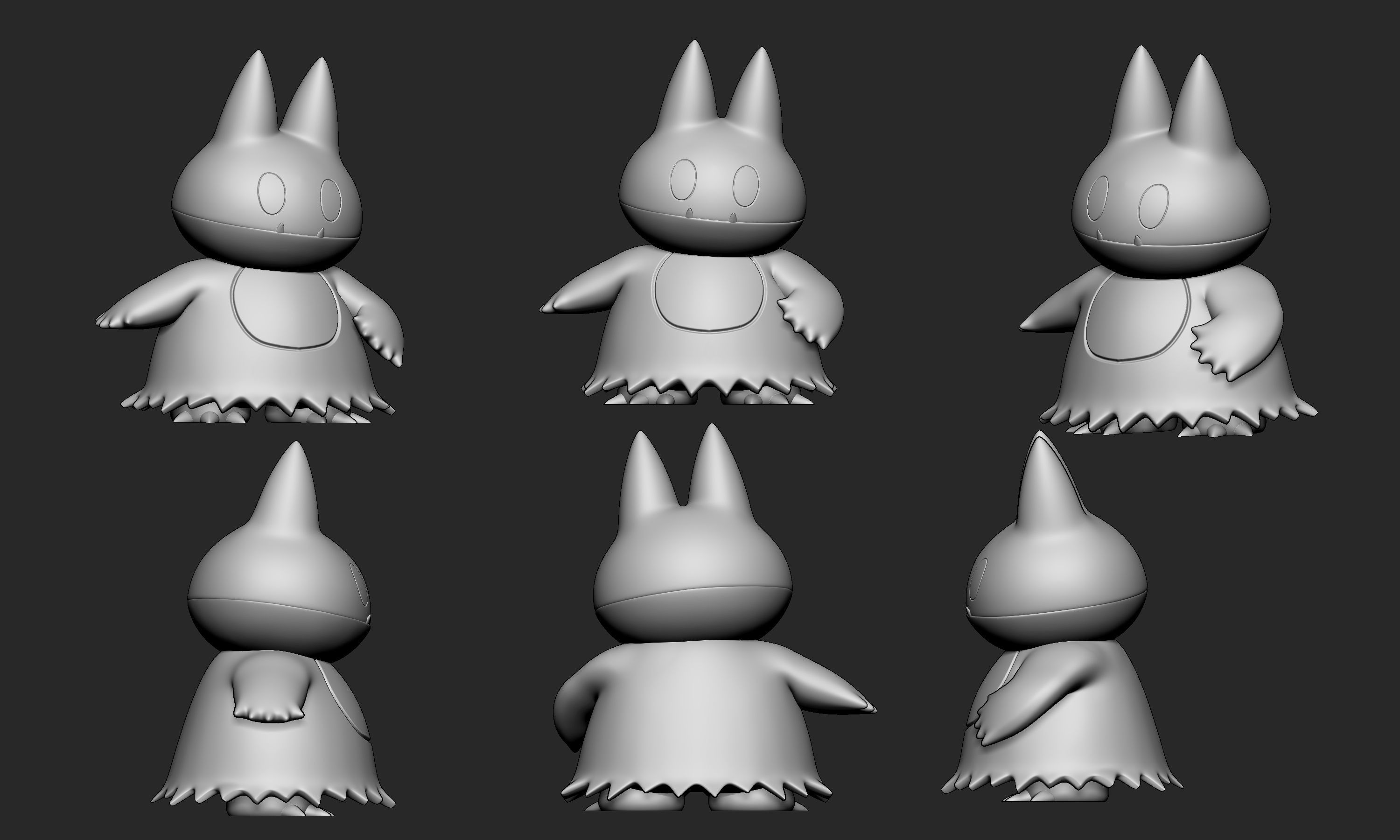 Pokemon - Munchlax with 2 poses 3D print model_4