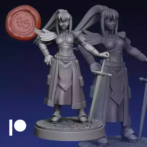 Darkness Konosuba 32mm Miniature