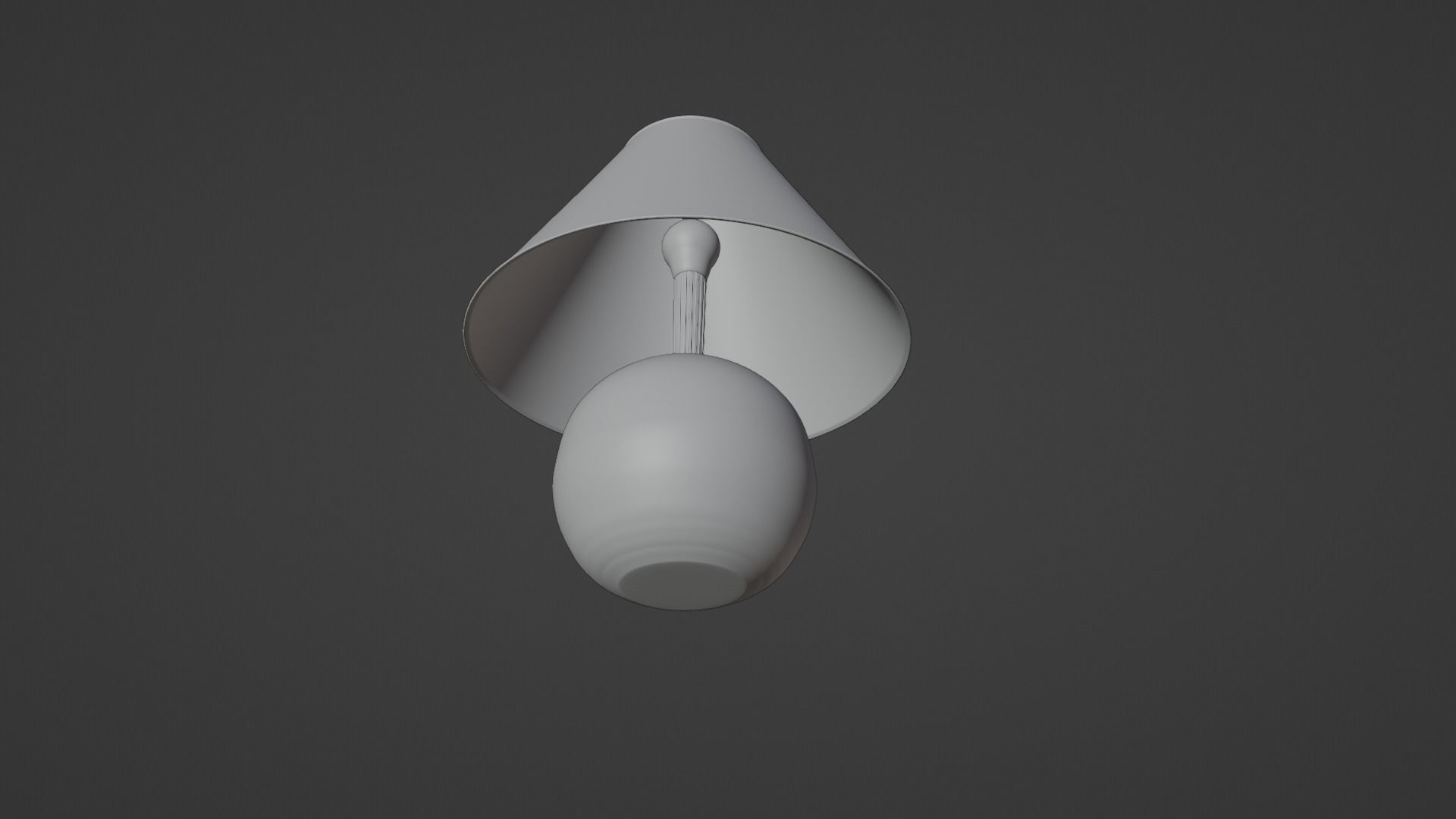 wood table lamp 3D model_10