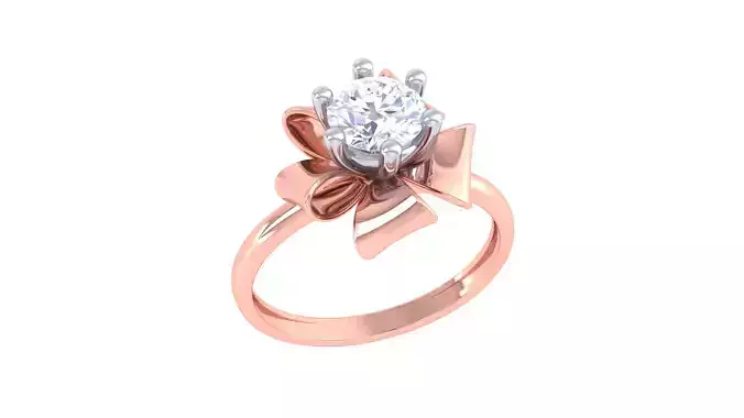 Women FLower Rings 3dm STL OBJ FBX Renders Details