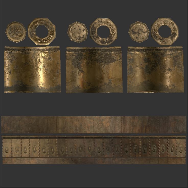 Bullet Collar PBR Free low-poly 3D model_5