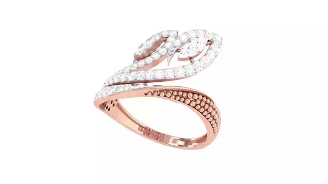 Women Wedding Engagement Rings 3dm STL OBJ FBX Renders Details