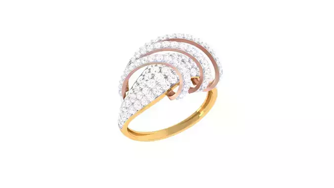 Women Wedding Engagement Rings 3dm STL OBJ FBX Renders Details