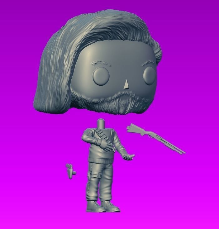 Bill Funko - The Last Of Us 3D print model_4