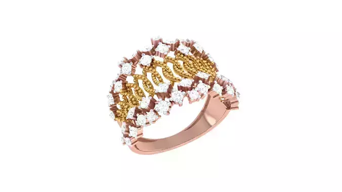 Women Wedding Engagement Rings 3dm STL OBJ FBX Renders Details