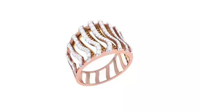 Women Wedding Engagement Rings 3dm STL OBJ FBX Renders Details