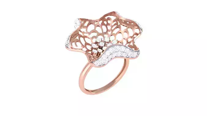 Women Wedding Engagement Rings 3dm STL OBJ FBX Renders Details