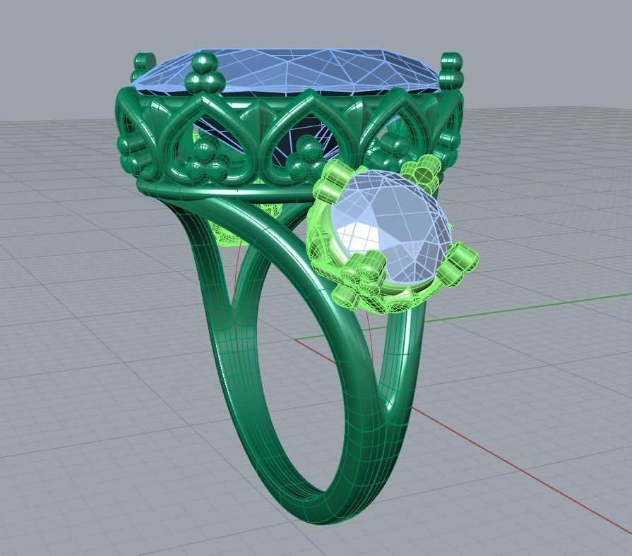 ring and nice bonus 3D print model_2
