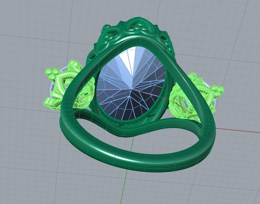 ring and nice bonus 3D print model_3