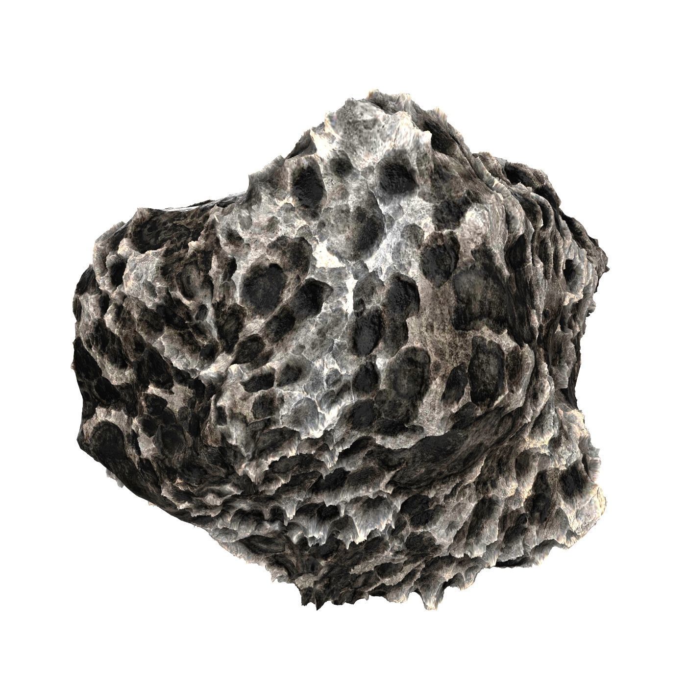 Volcanic Rock 02 Low-poly 3D model_3