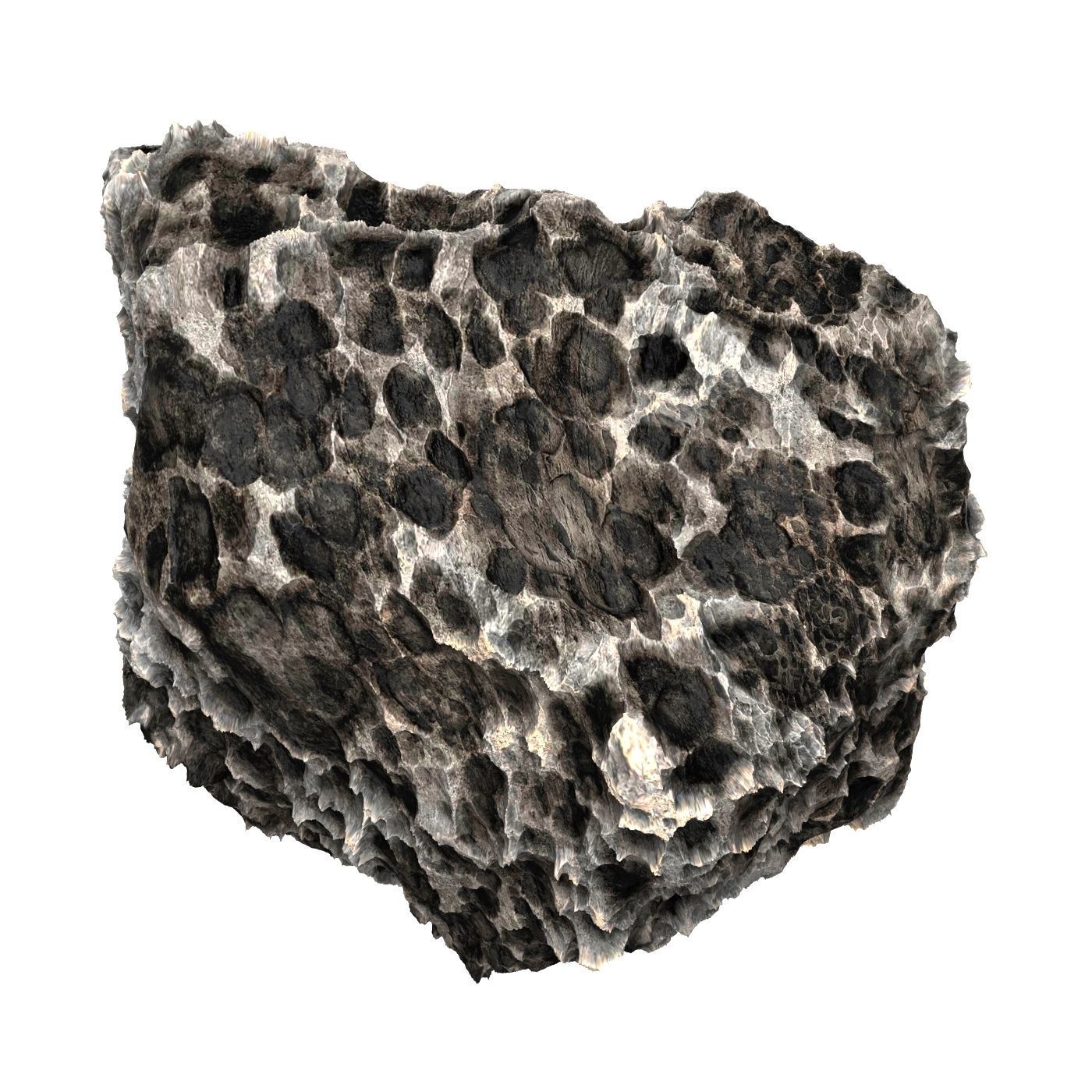 Volcanic Rock 02 Low-poly 3D model_2
