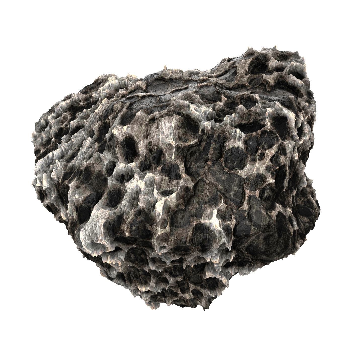 Volcanic Rock 02 Low-poly 3D model_1