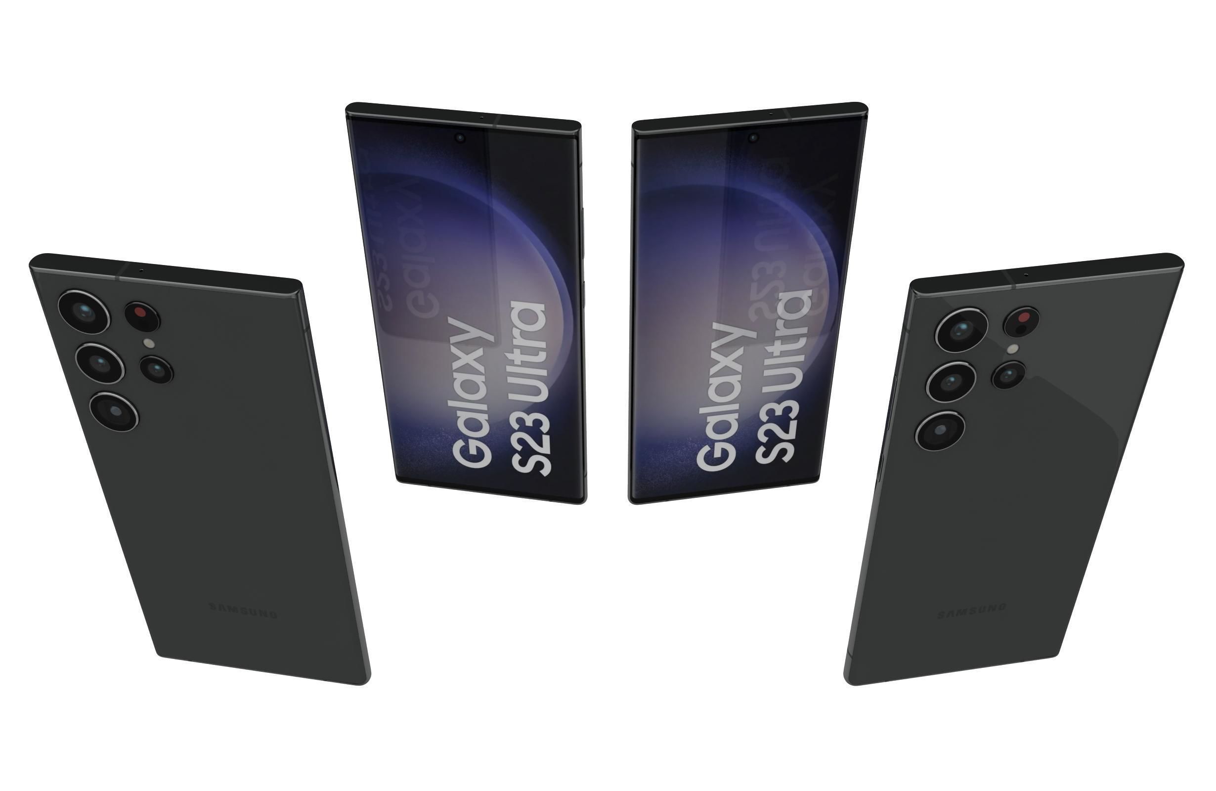 Samsung Galaxy S23 Ultra Gray 3D model_4