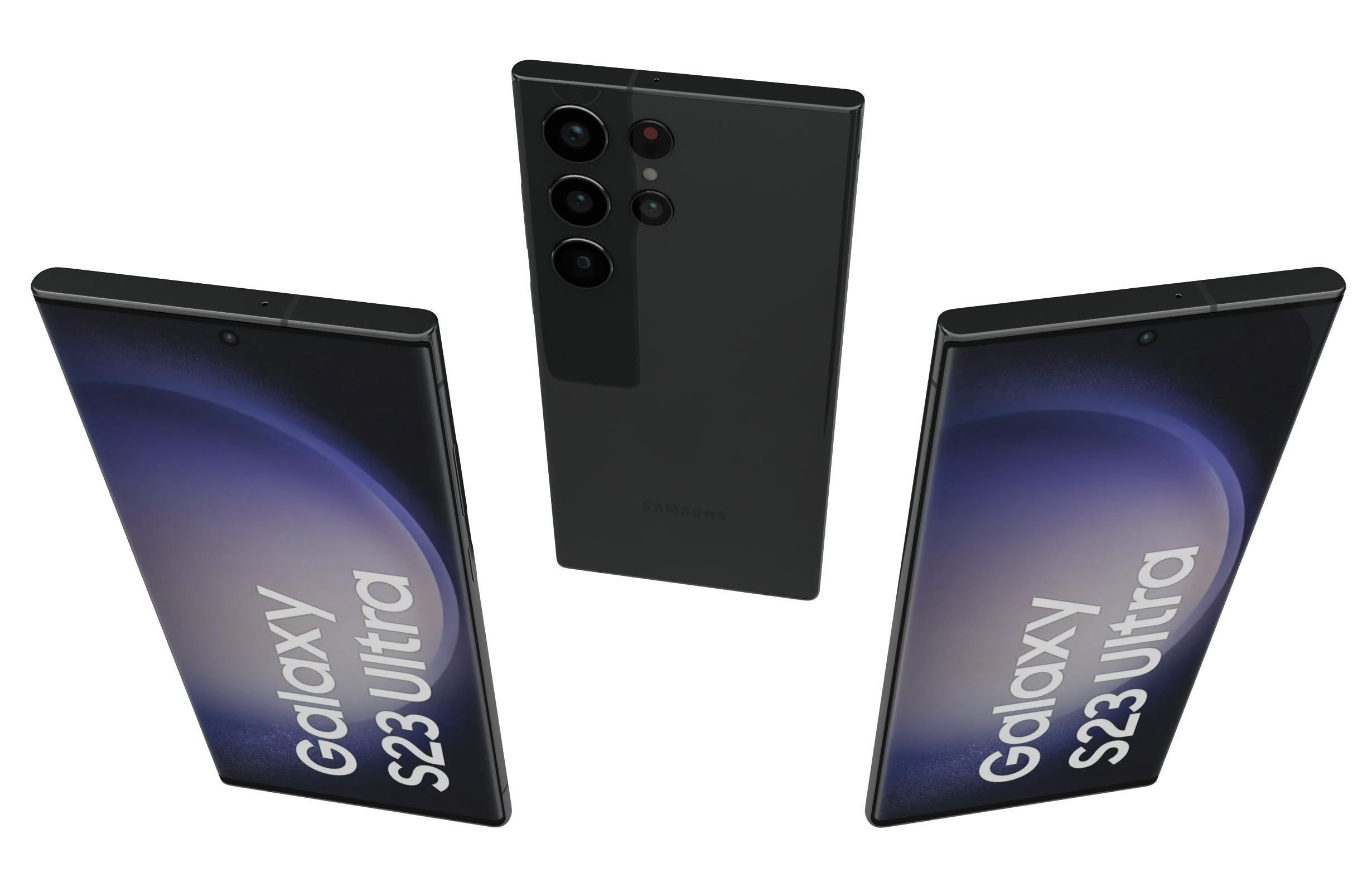 Samsung Galaxy S23 Ultra Gray 3D model_1