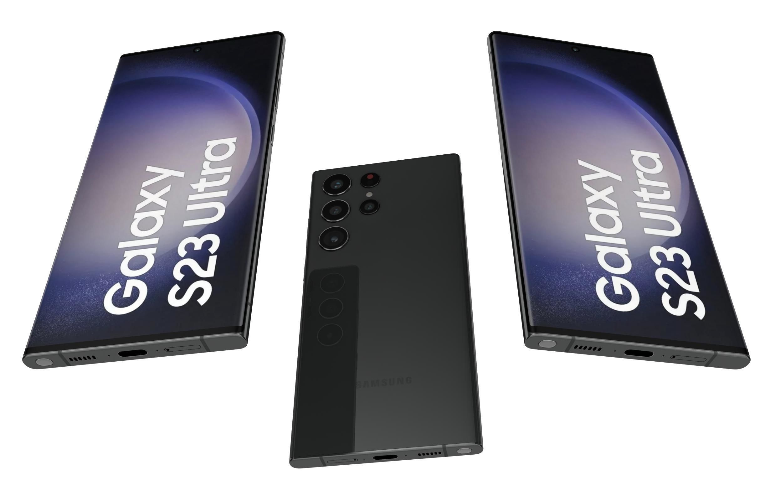 Samsung Galaxy S23 Ultra Gray 3D model_2