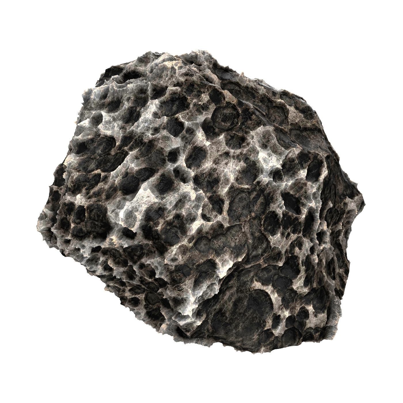 Volcanic Rock 05 Low-poly 3D model_1