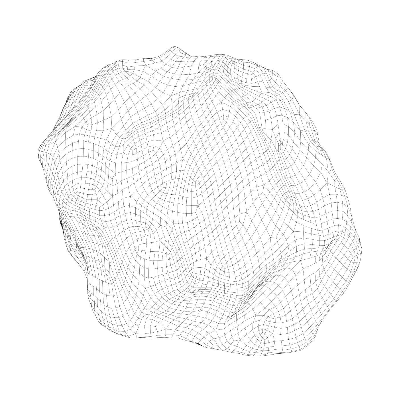 Volcanic Rock 05 Low-poly 3D model_4