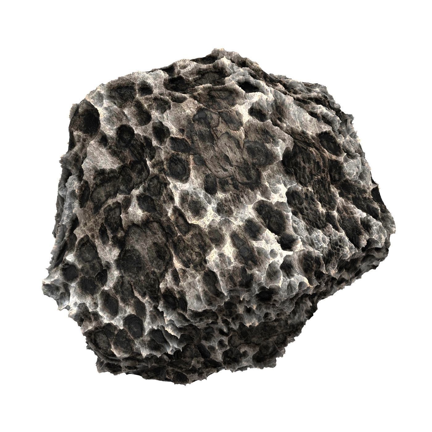 Volcanic Rock 05 Low-poly 3D model_2