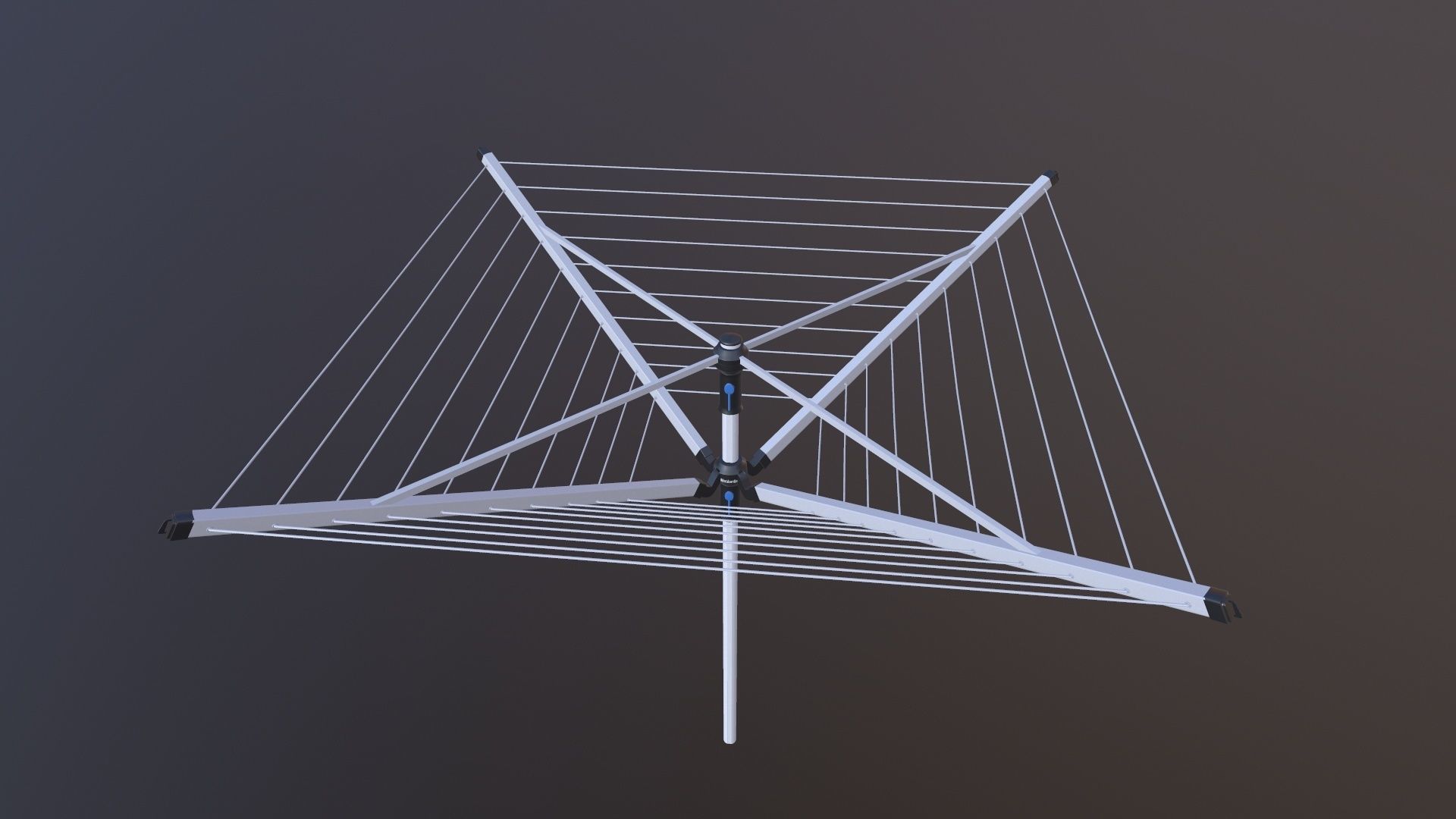 Rotary Drying Rack 3D model_12