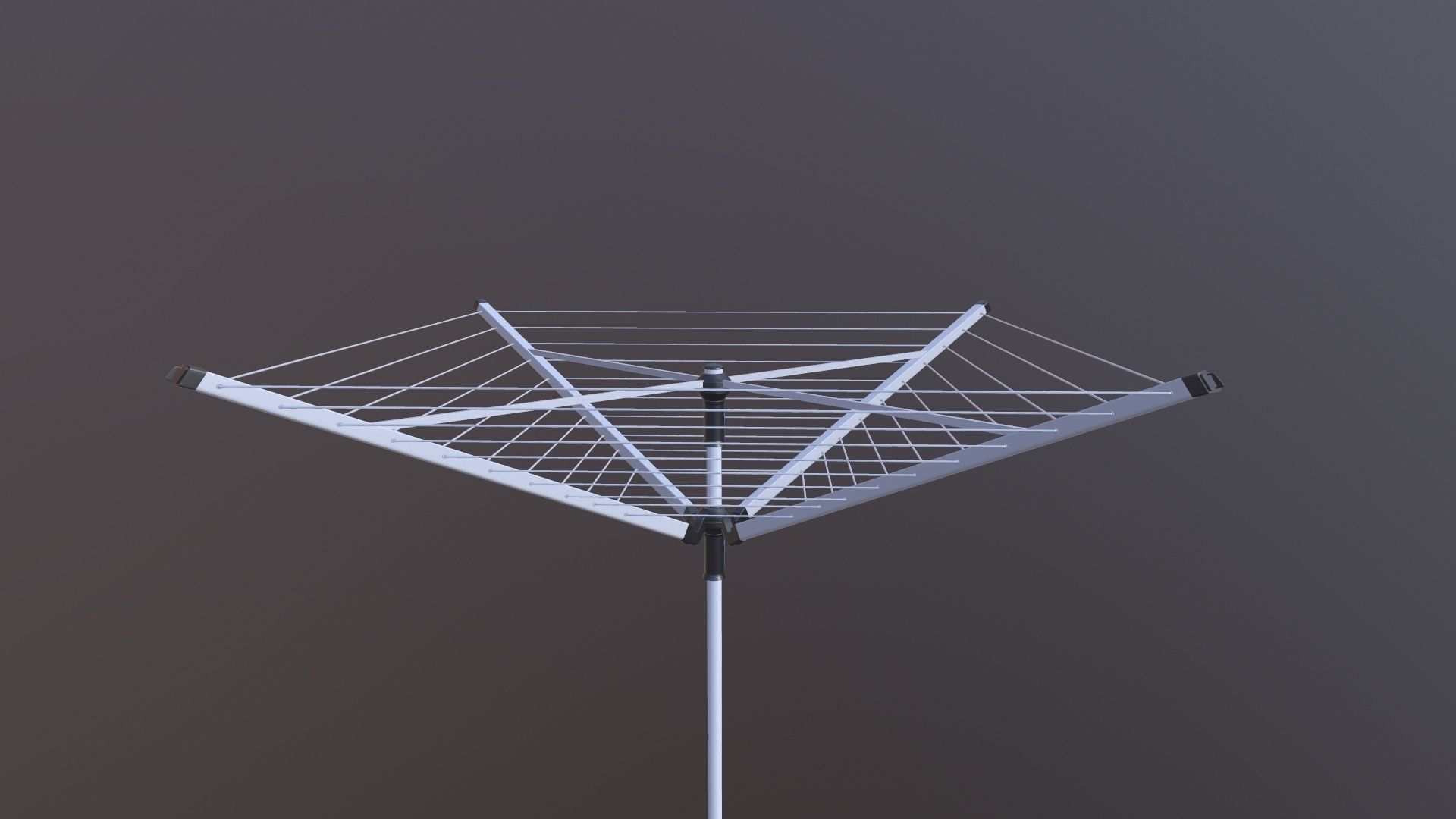 Rotary Drying Rack 3D model_7