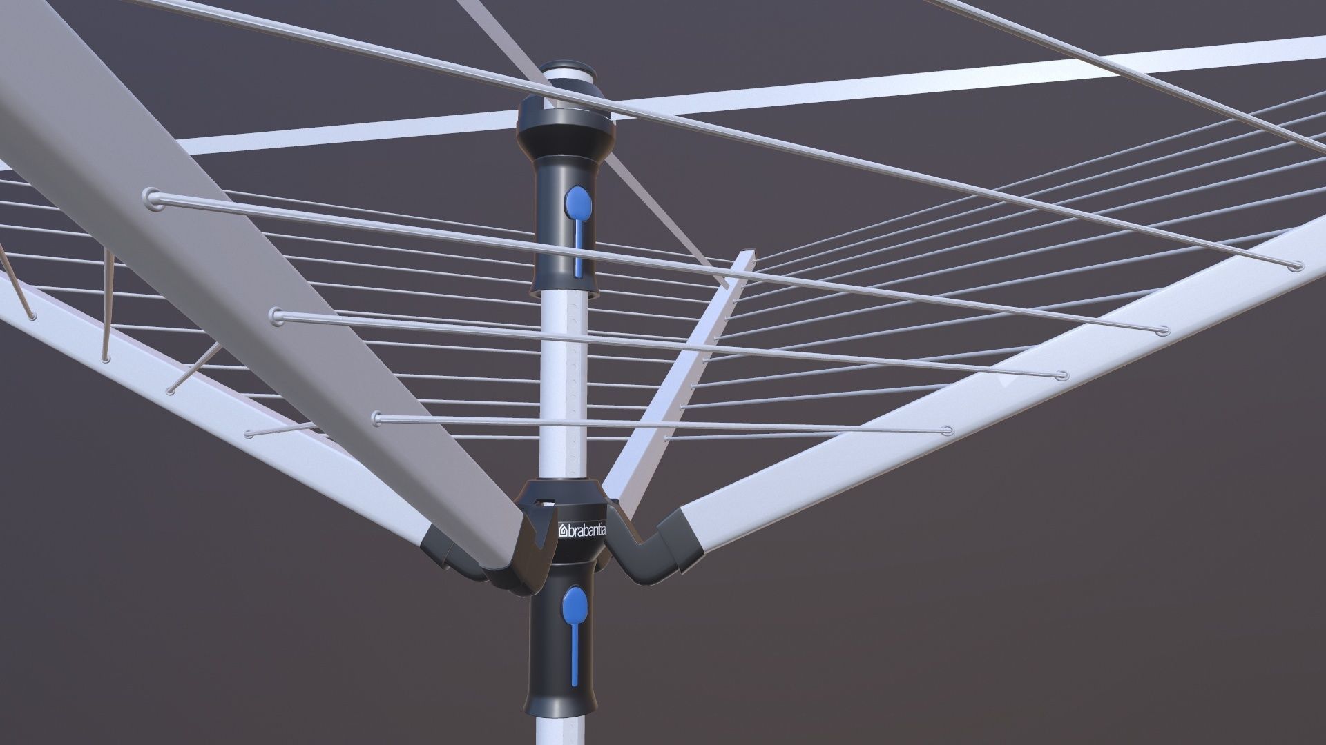 Rotary Drying Rack 3D model_8