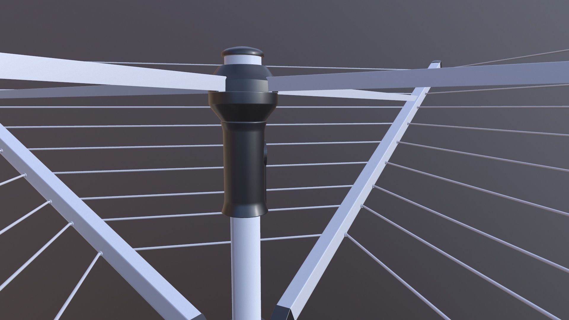 Rotary Drying Rack 3D model_6