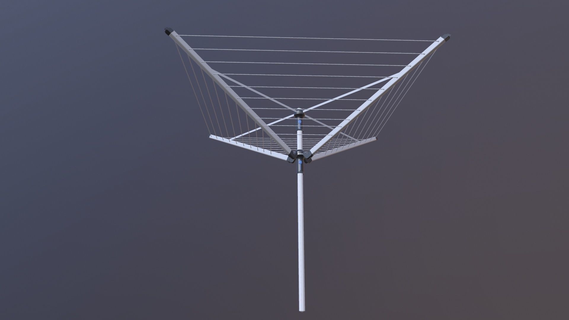 Rotary Drying Rack 3D model_10
