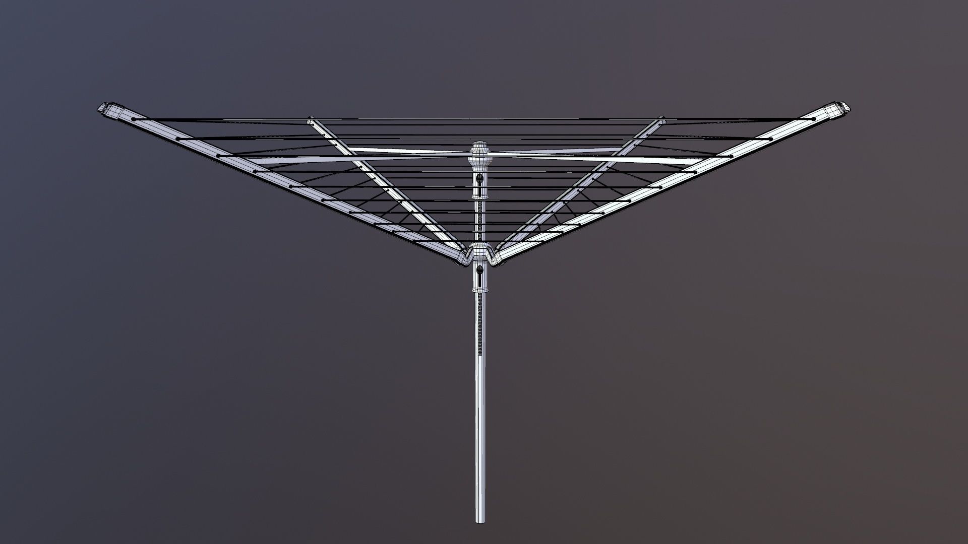 Rotary Drying Rack 3D model_13