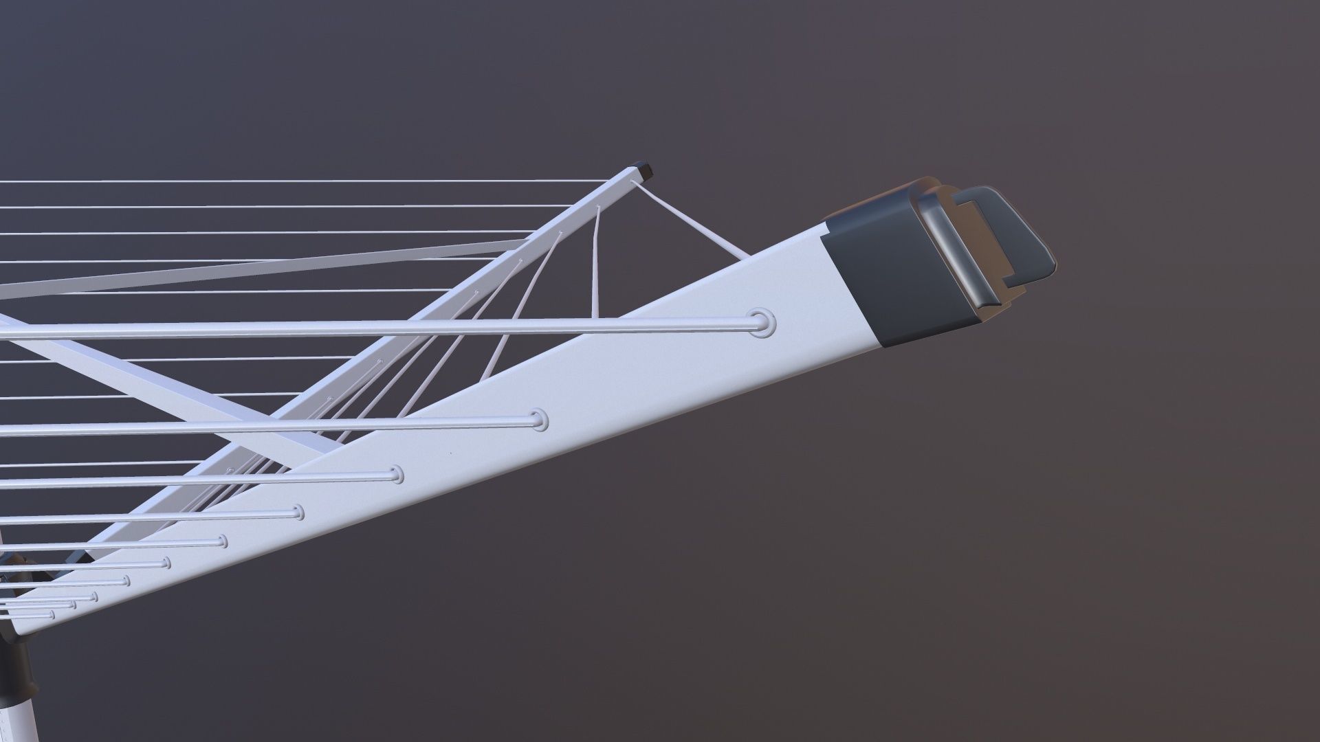 Rotary Drying Rack 3D model_11