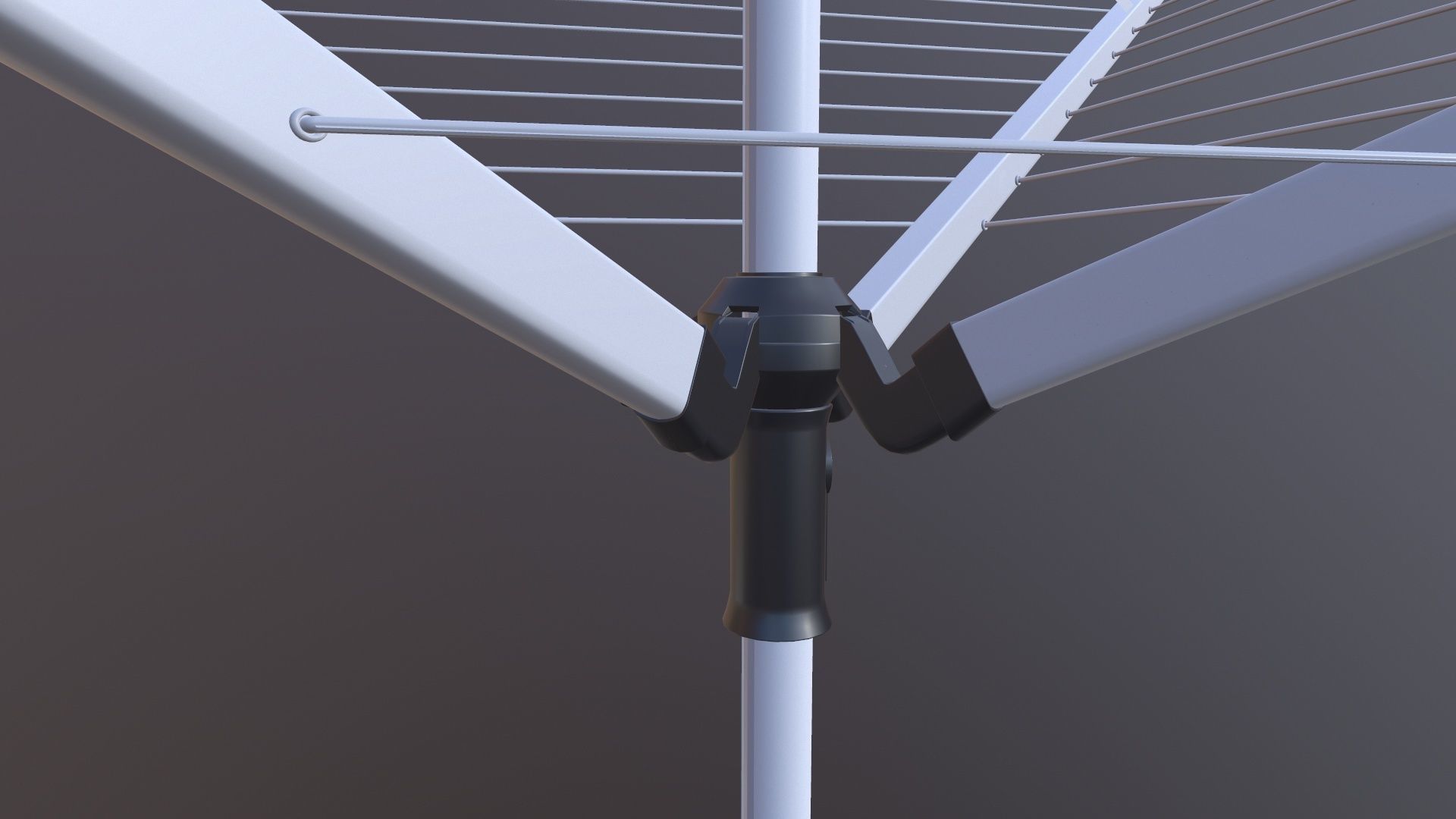 Rotary Drying Rack 3D model_5