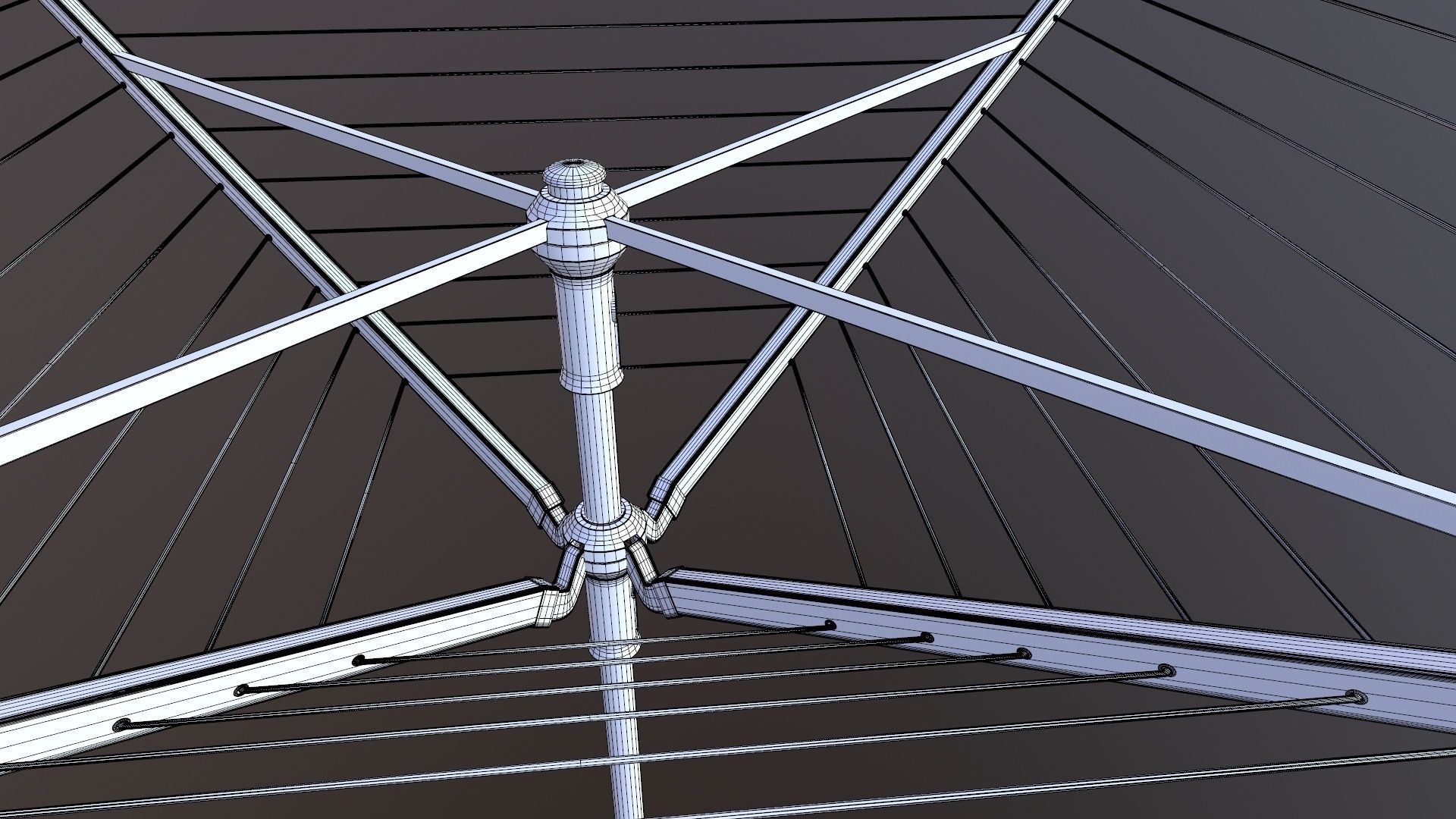 Rotary Drying Rack 3D model_17
