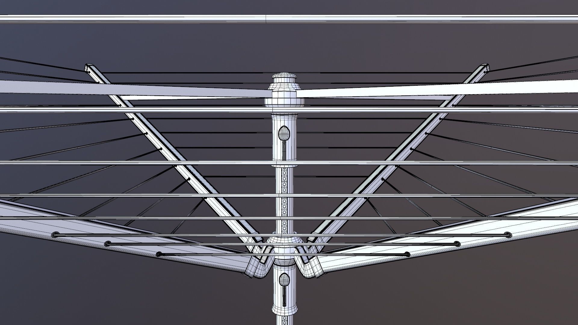 Rotary Drying Rack 3D model_15