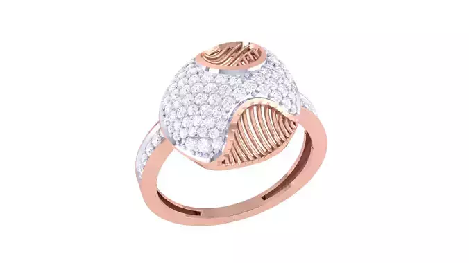 Women Wedding Engagement Rings 3dm STL OBJ FBX Renders Details