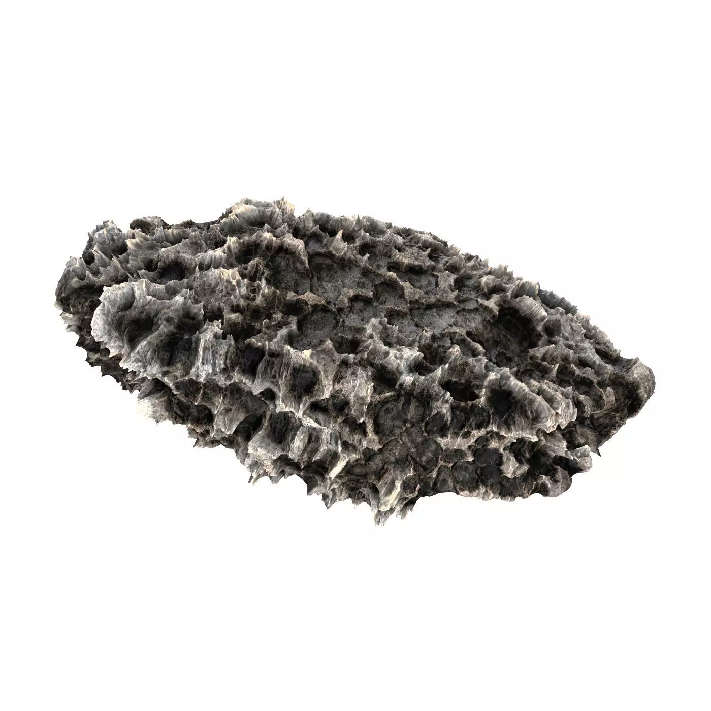 Volcanic Rock 08 Low-poly 3D model_0