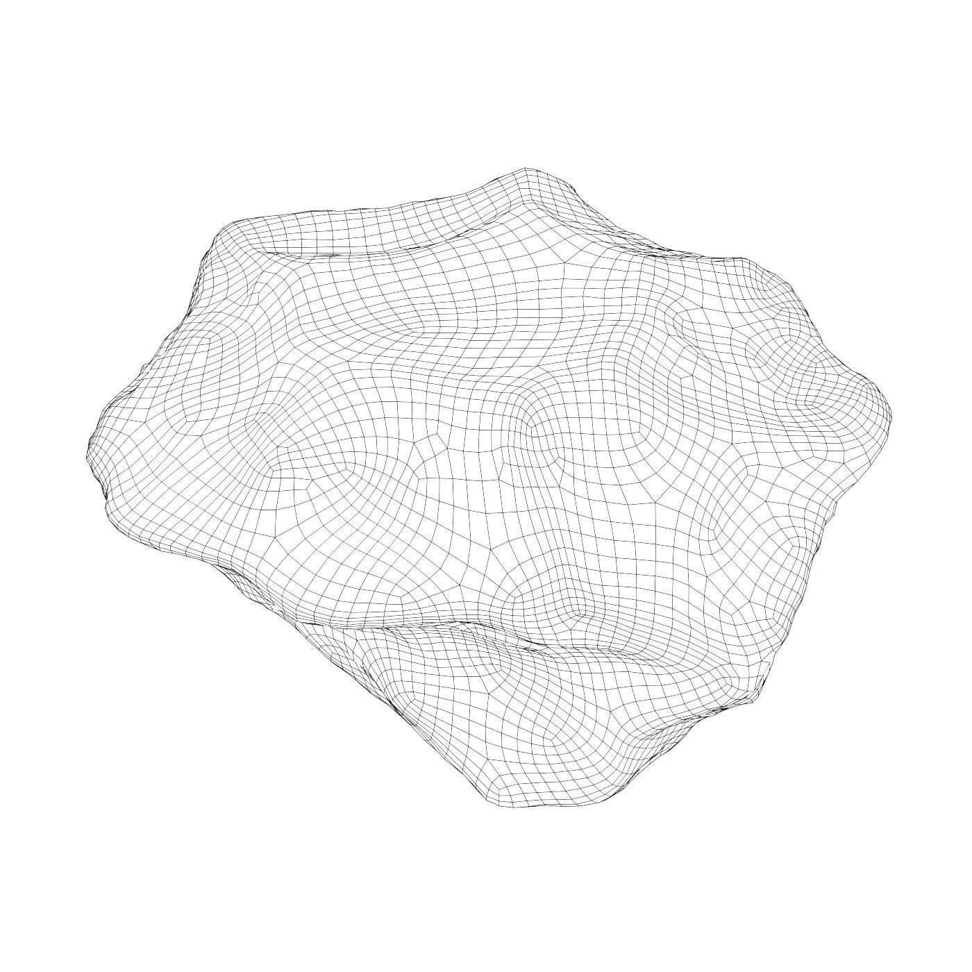 Volcanic Rock 08 Low-poly 3D model_4