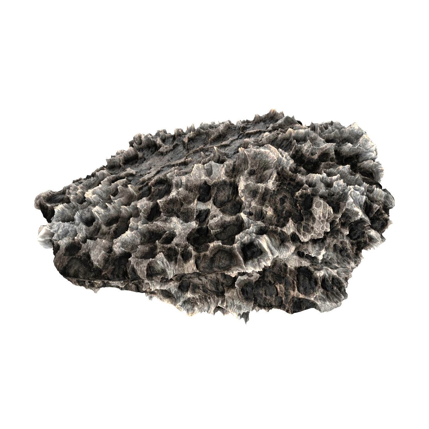 Volcanic Rock 08 Low-poly 3D model_3