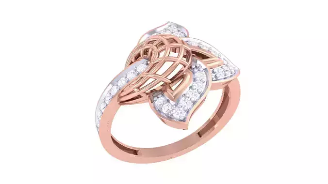Women Wedding Engagement Rings 3dm STL OBJ FBX Renders Details