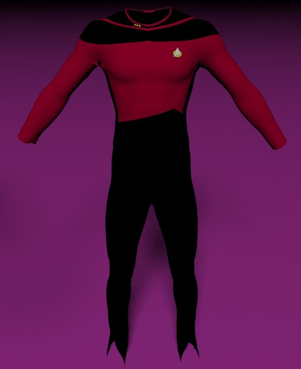 Science fiction outfits 3D model_7