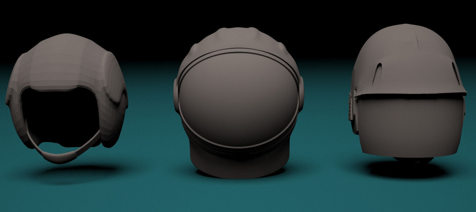 Science fiction outfits 3D model_4