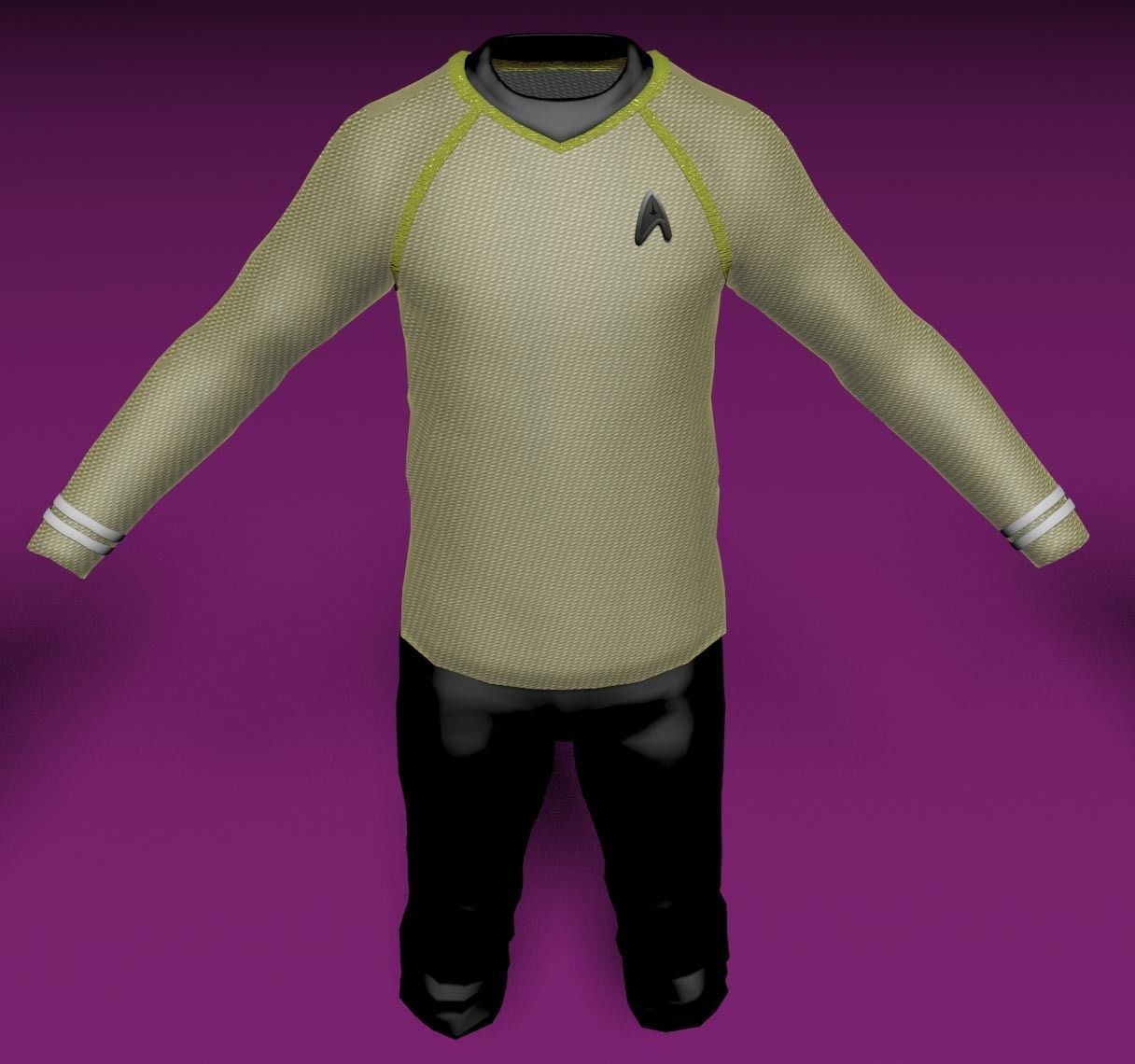 Science fiction outfits 3D model_6