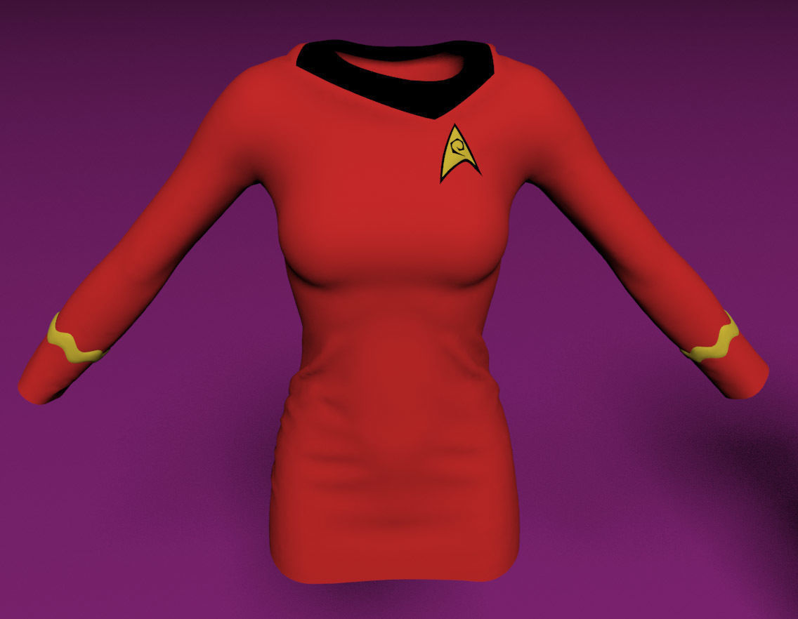 Science fiction outfits 3D model_5