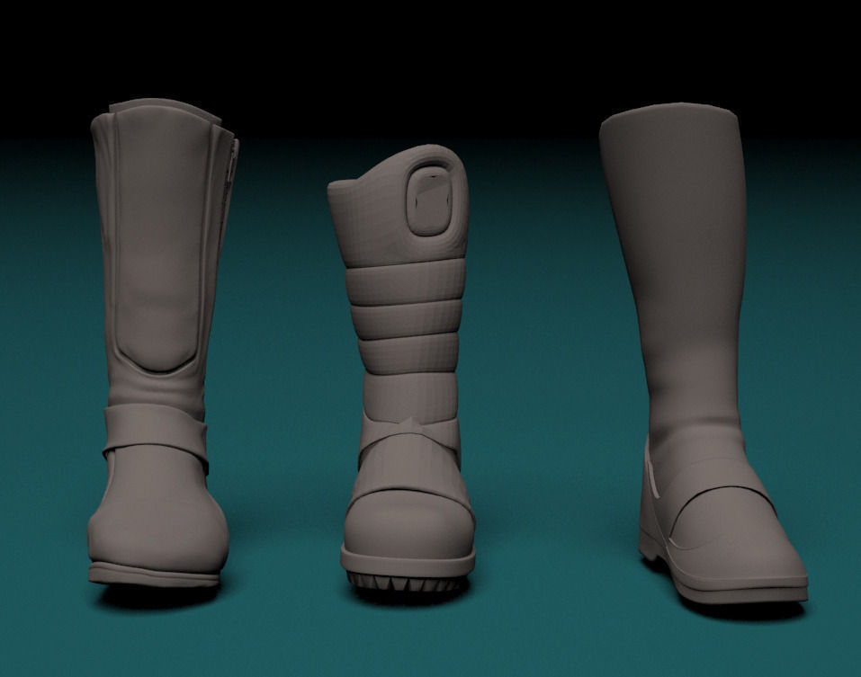 Science fiction outfits 3D model_3